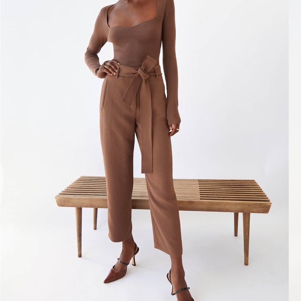 Aritzia Wilfred Tie-Front Pants